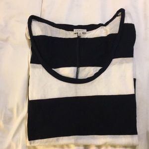 Size XS Babaton stripe T-shirt
